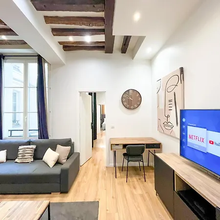 公寓 Urban Flat 67 - Spacious Parisian Flat In